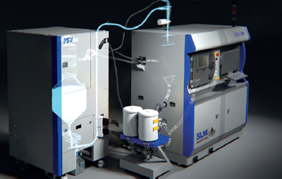 Powder Supply Unit PSV SLM SOLUTIONS 1