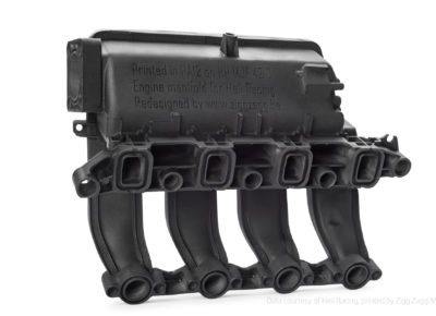 HP Heli Racing Manifold Part Render