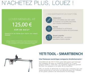 leasing smartbench deoupe