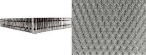 Euro-Composites - ECA ECK ECG ECAM Perforced honeycomb core - macro-perforation
