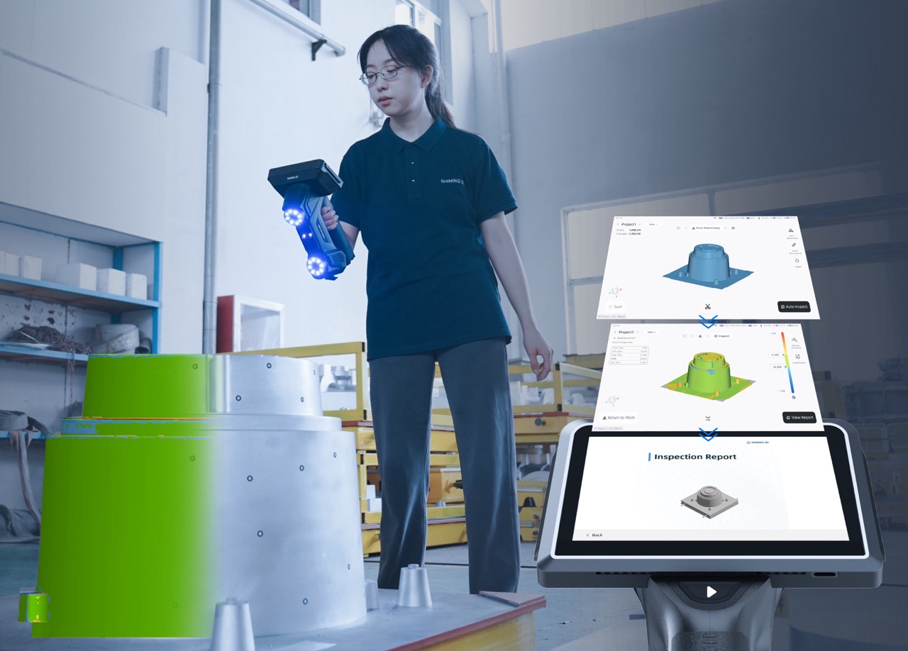 Freescan Omni scan d'une pièce en 3D