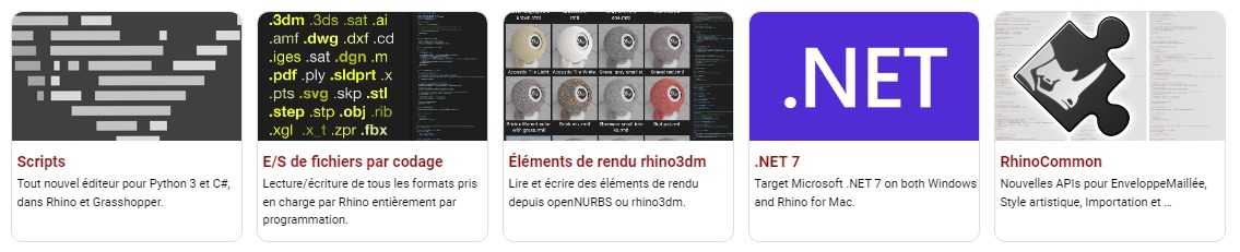 Nouveautés de Rhino 8
