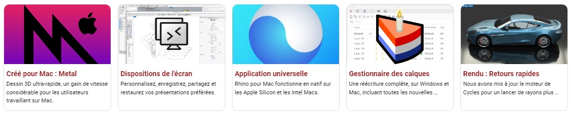 Nouveautés de Rhino 8