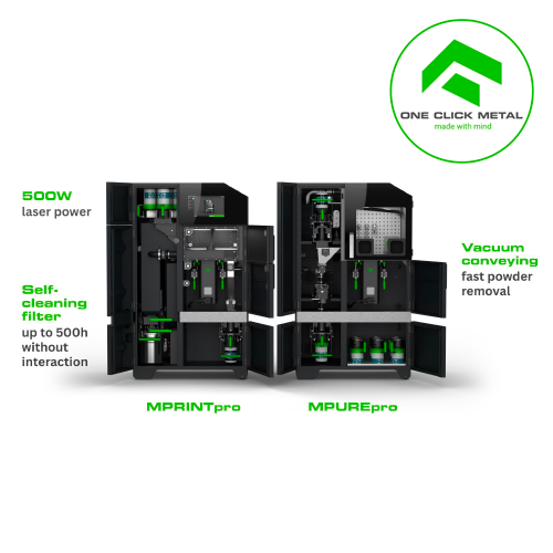 One Click Metal PROline, caractéristiques