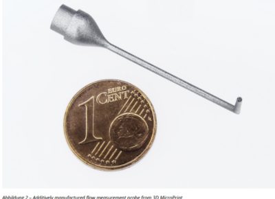 3D MICRO PRINT Case Study flow measuring probes