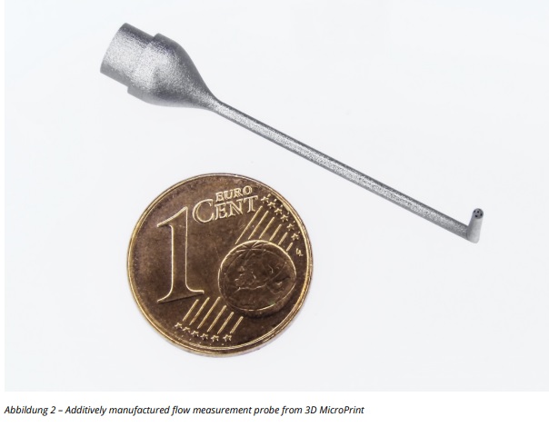 3D MICRO PRINT Case Study flow measuring probes