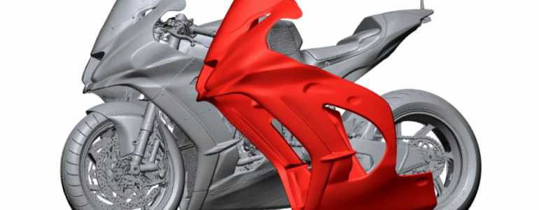 UMATEX Rosatom uses RangeVision 3D scanner to create a sports motorbike fairing for Kawasaki Puccetti Racing team