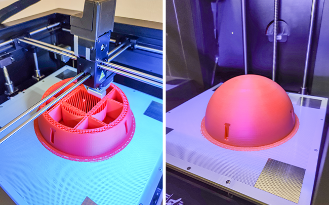 ZORTRAX - Zortrax-GUST-3D-printing-a-dome