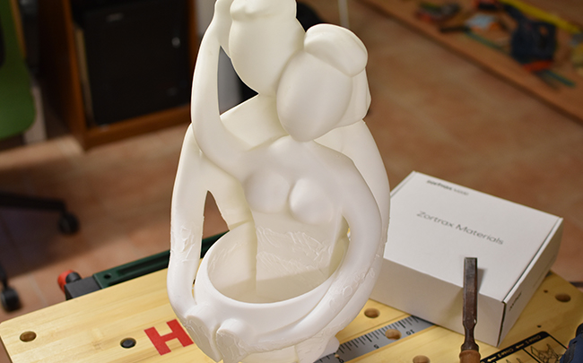 ZORTRAX - How 3D Printing Accelerates the Work of a Phygital Sculptor