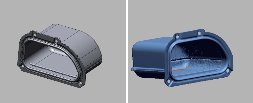 INTAMSYS - Complete Reverse Engineering Solution of an Aircraft Glove Compartment