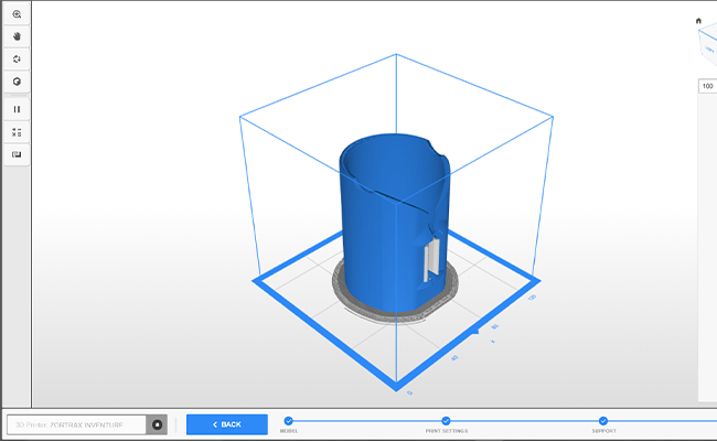 ZORTRAX - Z-SUITE-DECAP-project-3ba-printing