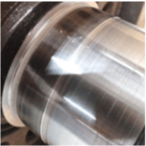 Railway maintenance of Australian trains with Titomic, repaired part.