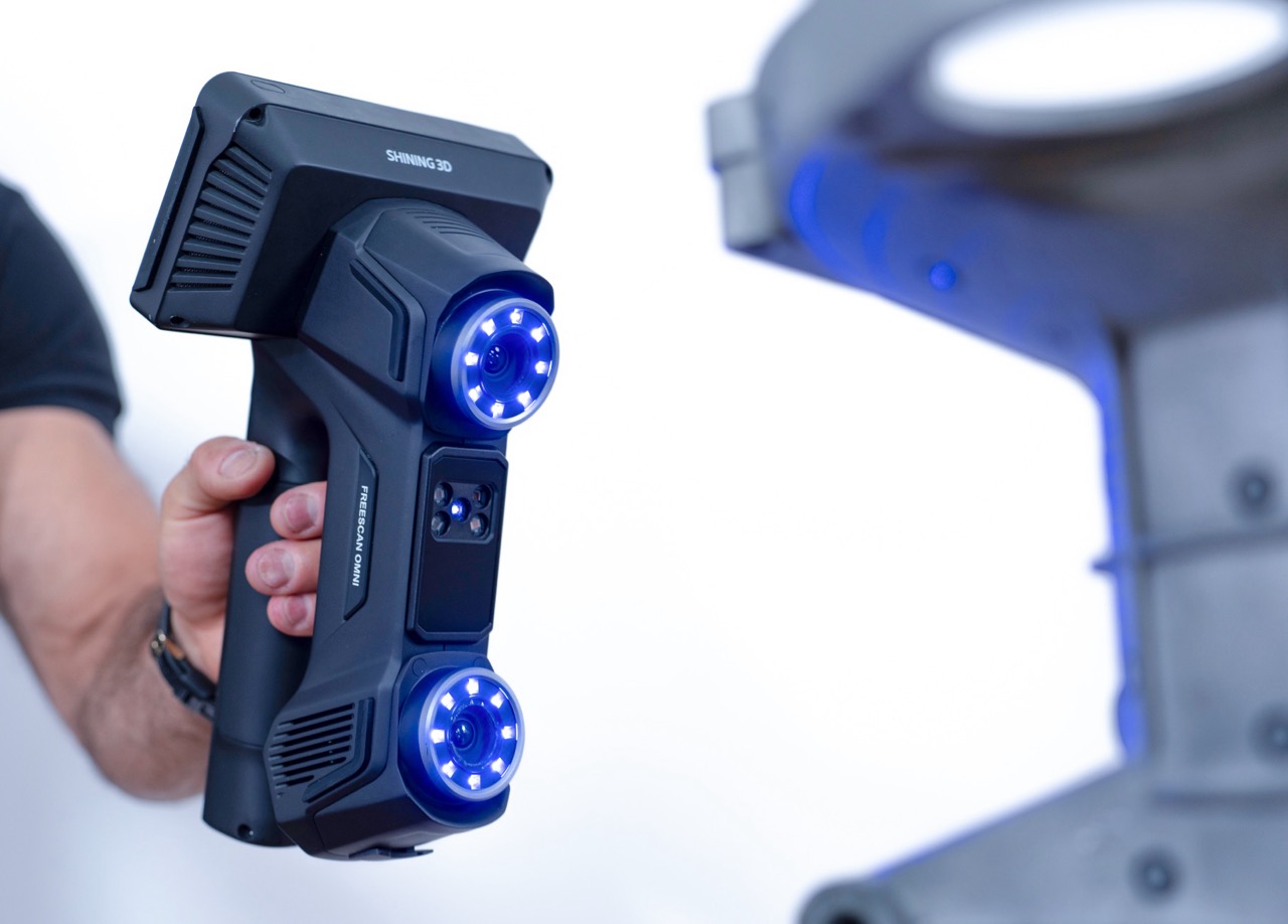 Front view of the Freescan Omni, Shining 3D